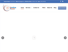 Tablet Screenshot of healingtouchrehab.com